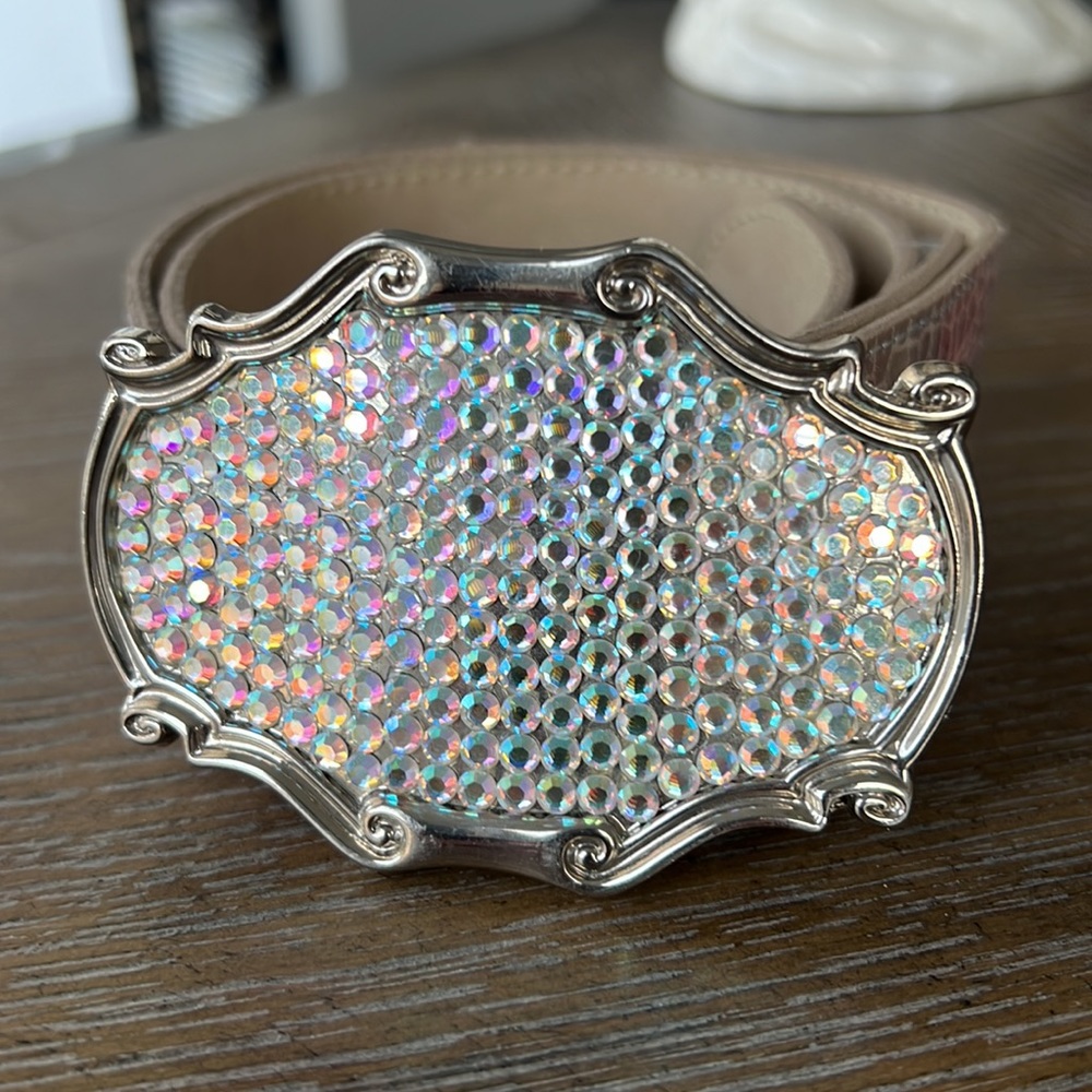Leatherock Swarovski crystal belt S